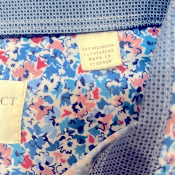 Stylish Blue Floral Button Down Shirt - Picture 3 of 6